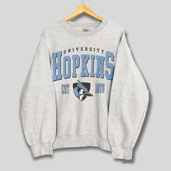 Vintage Style Johns Hopkins University Shirt, JHU Johns Hopkins University Shirt - Picture 1 of 2